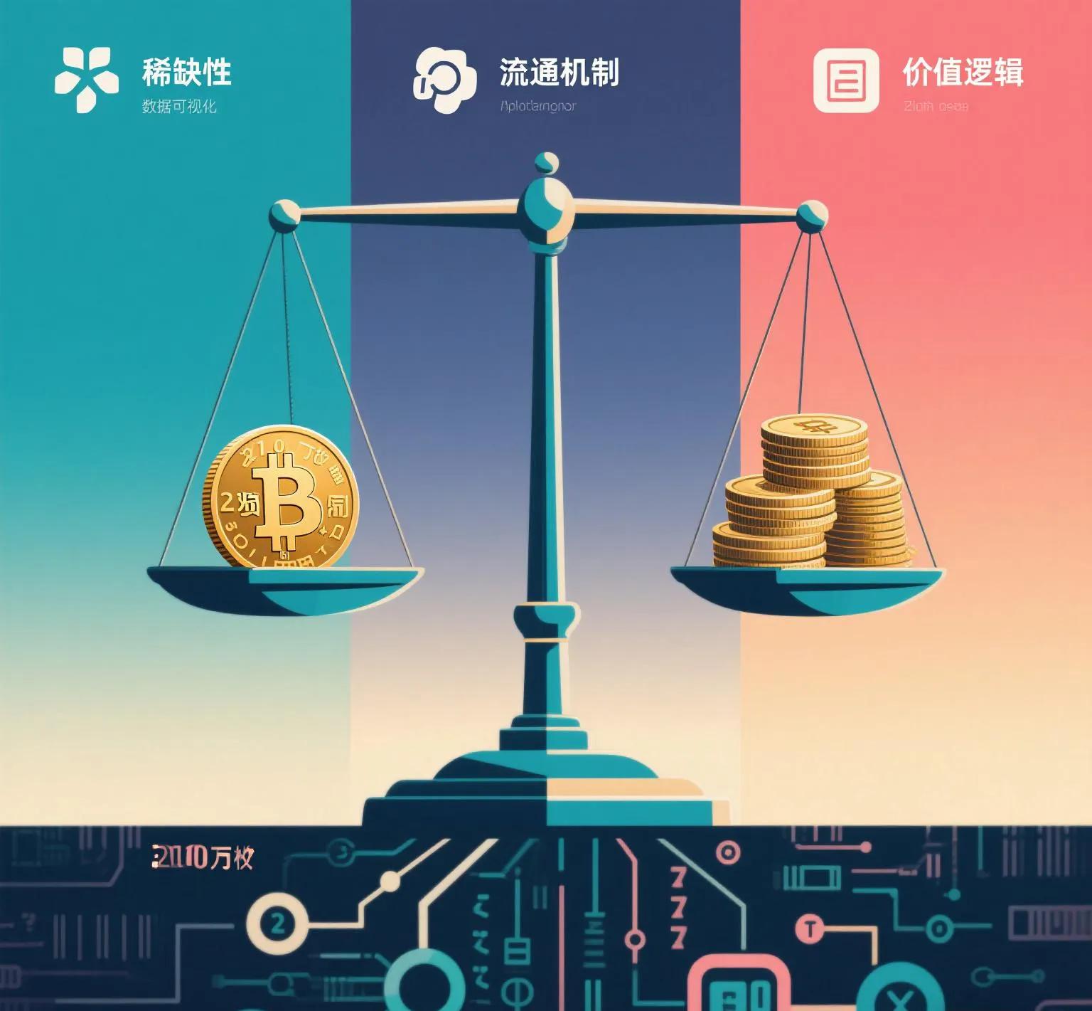 有限供应：大多数加密货币的供应量都是固定的或有上限的，以造成稀缺性。例如，比特币的供应量上限为 2100 万。_加密比特币用户_比特币总量限制